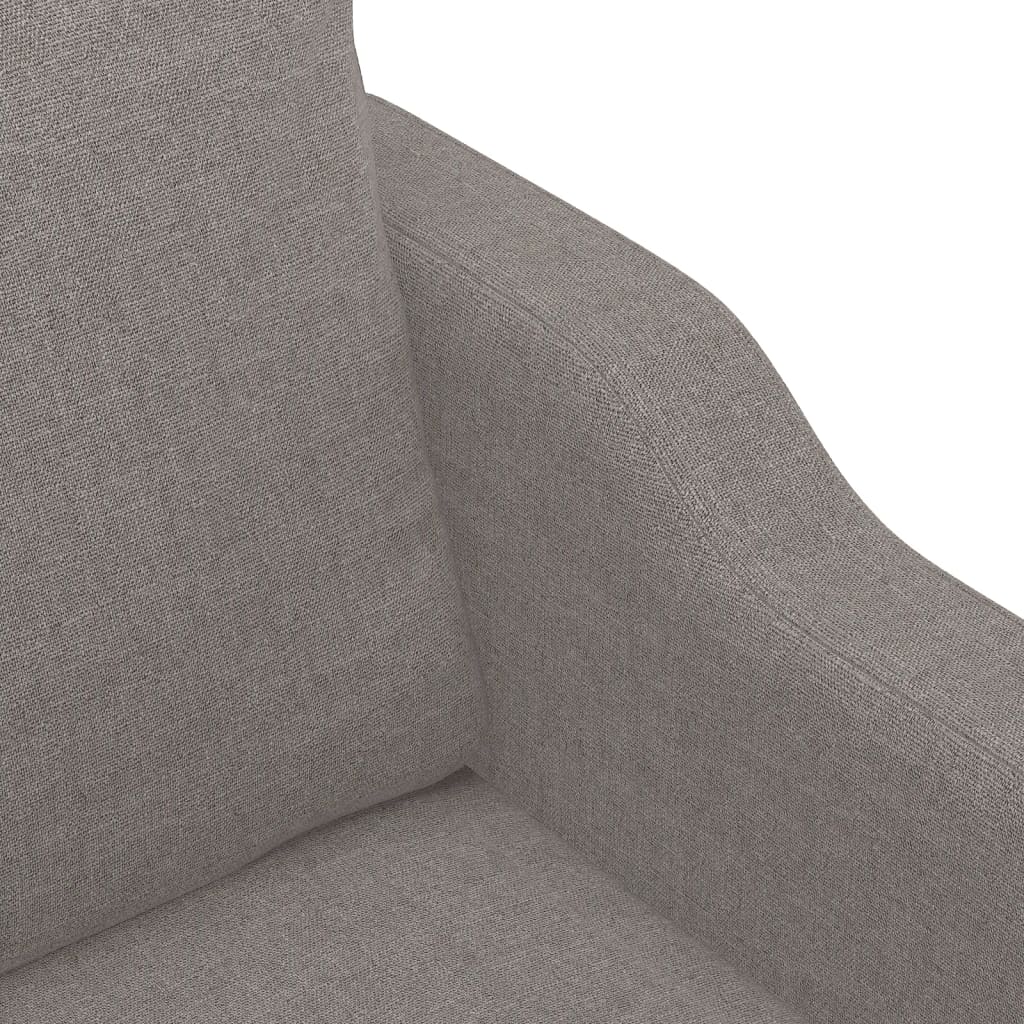 3-personers sofa taupe 180 cm stof