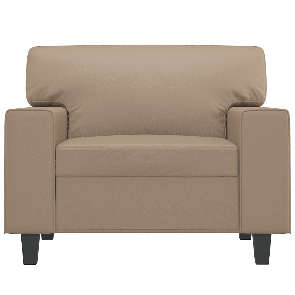 Lænestol Cappuccino-Brun 60 cm Kunstlæder