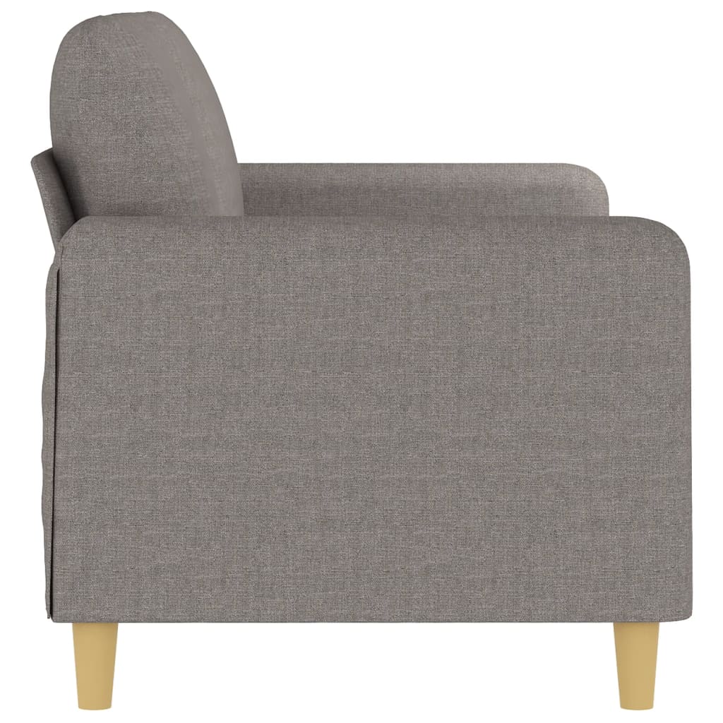 2-personers sofa taupe 140 cm stof