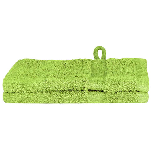 Waschlappen SOLUND grün Baumwolle