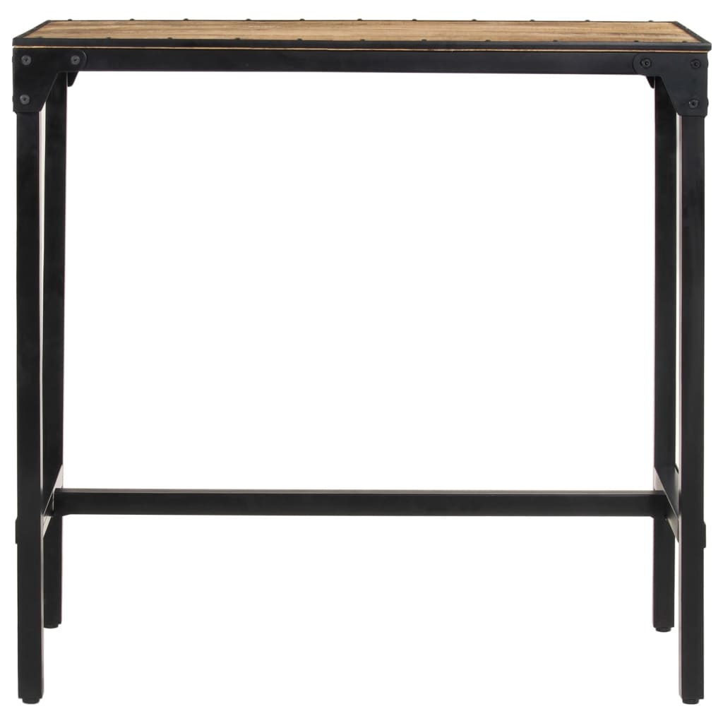 Barbord 110x55x107 cm Groft mango i massivt træ