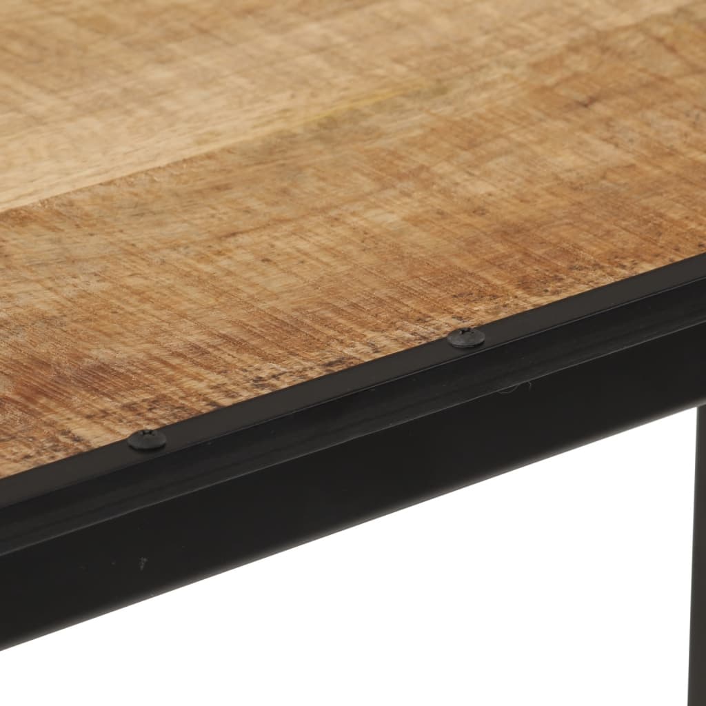 Barbord 110x55x107 cm Groft mango i massivt træ