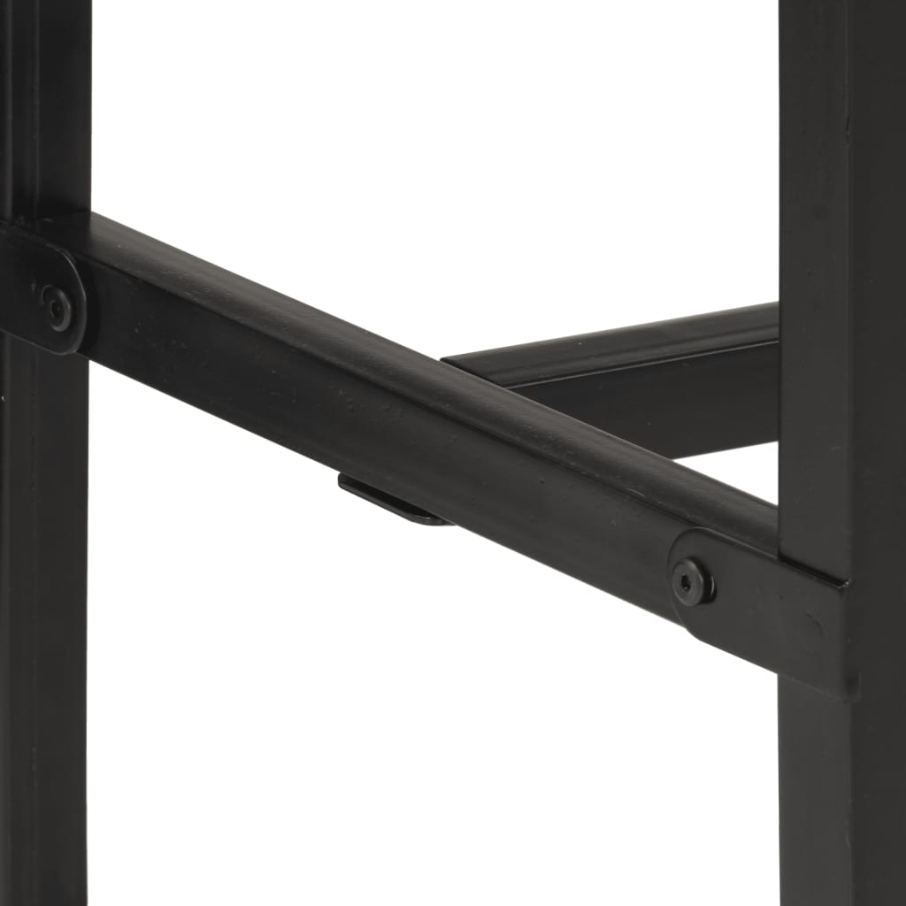 Barbord 110x55x107 cm Groft mango i massivt træ