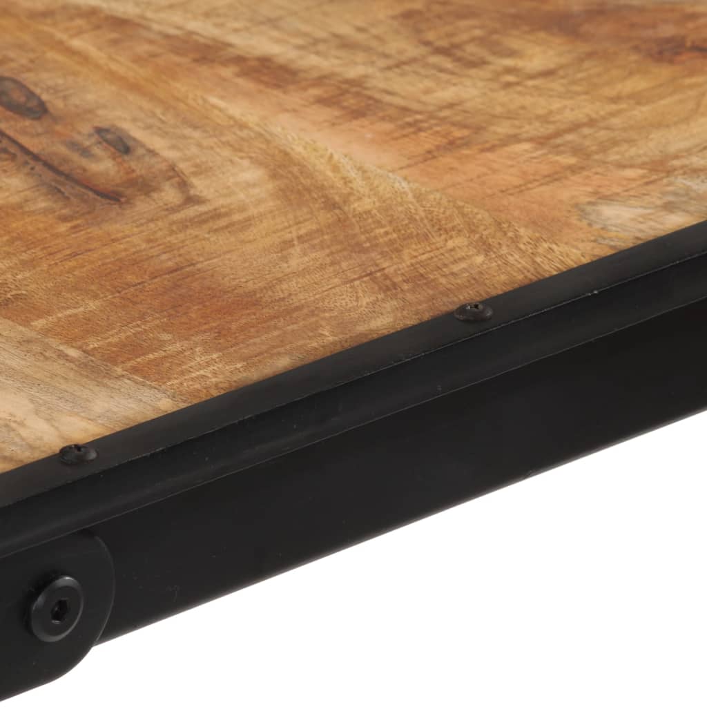 Barbord 60x55x107 cm Groft mango i massivt træ