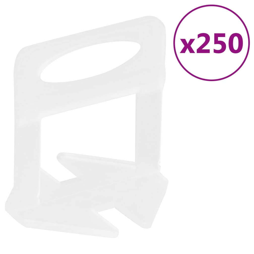 Fliseudjævningsclips 250 stk 1 mm
