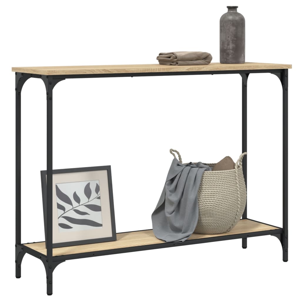 Konsolbord Sonoma eg 101x30,5x75 cm træmateriale