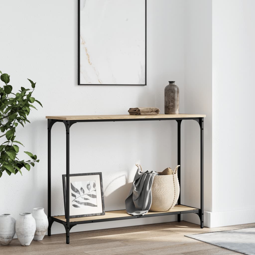Konsolbord Sonoma eg 101x30,5x75 cm træmateriale