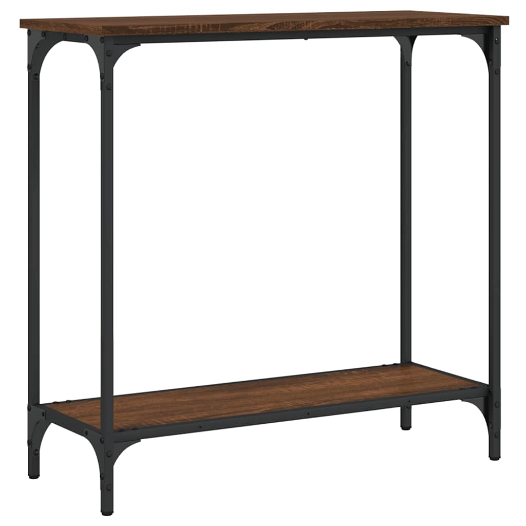 Konsolbord Brun Eg Look 75x30,5x75 cm Træmateriale