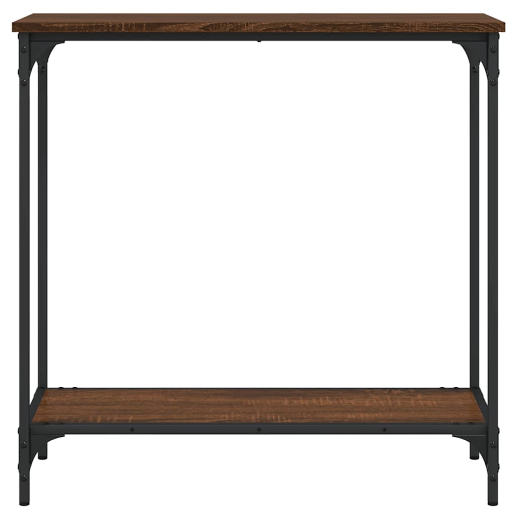 Konsolbord Brun Eg Look 75x30,5x75 cm Træmateriale