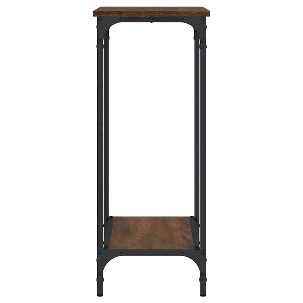 Konsolbord Brun Eg Look 75x30,5x75 cm Træmateriale