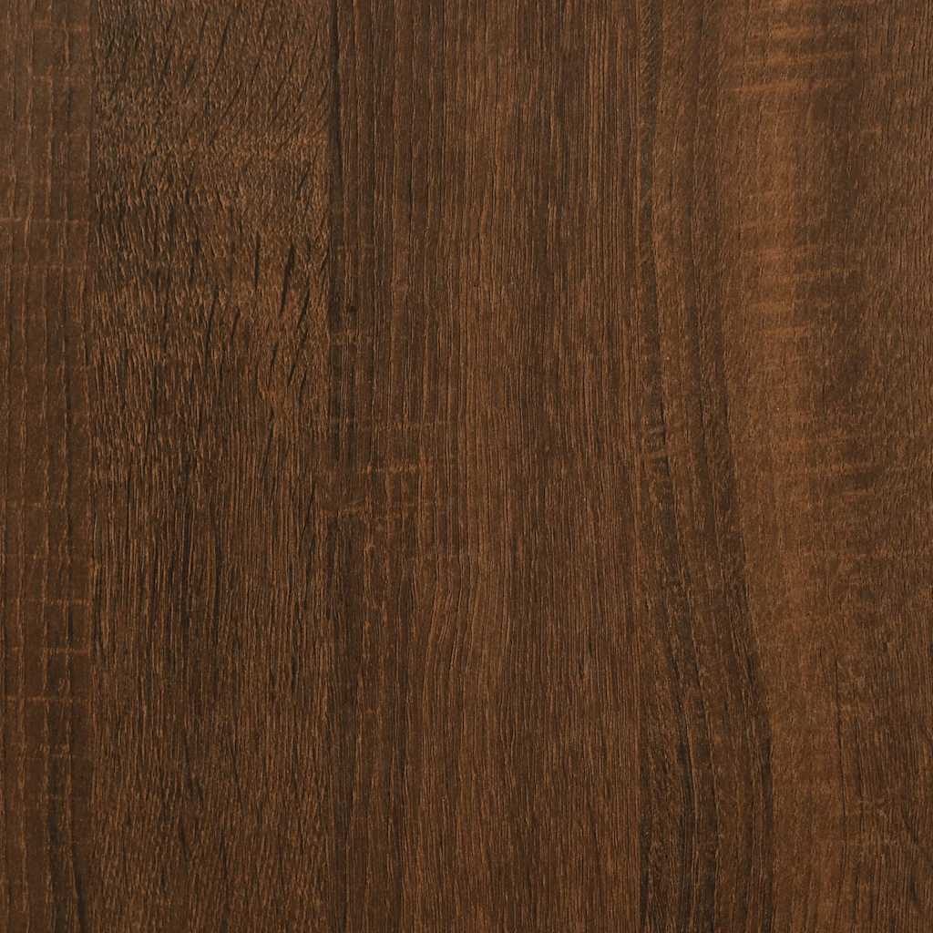 Konsolbord Brun Eg Look 75x30,5x75 cm Træmateriale