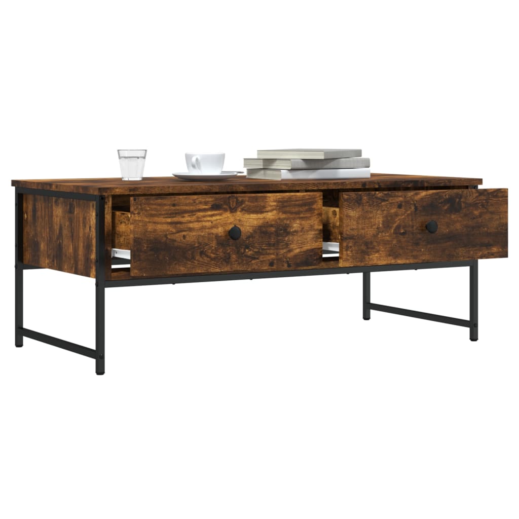 Sofabord røget eg 101x49x39,5 cm træmateriale