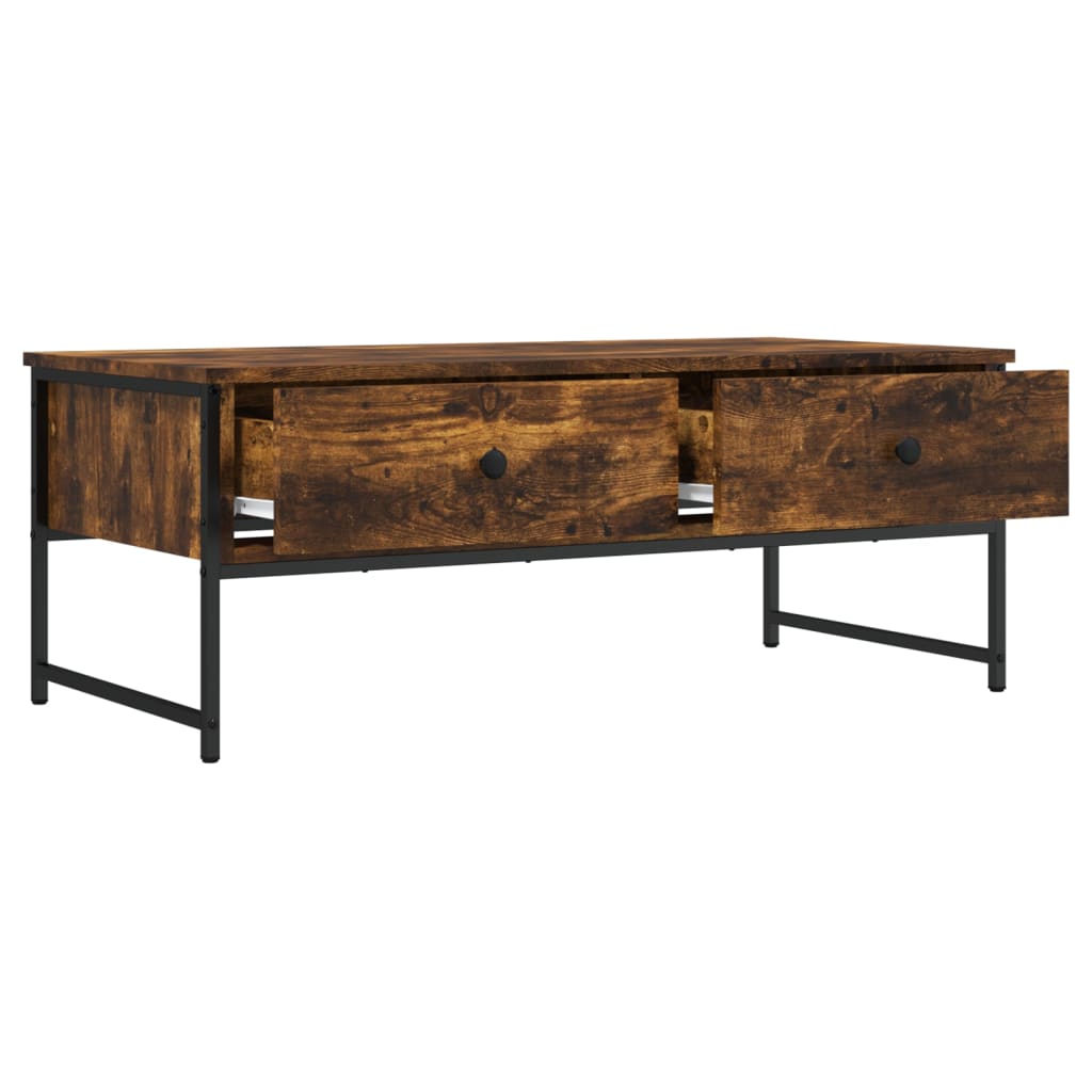 Sofabord røget eg 101x49x39,5 cm træmateriale