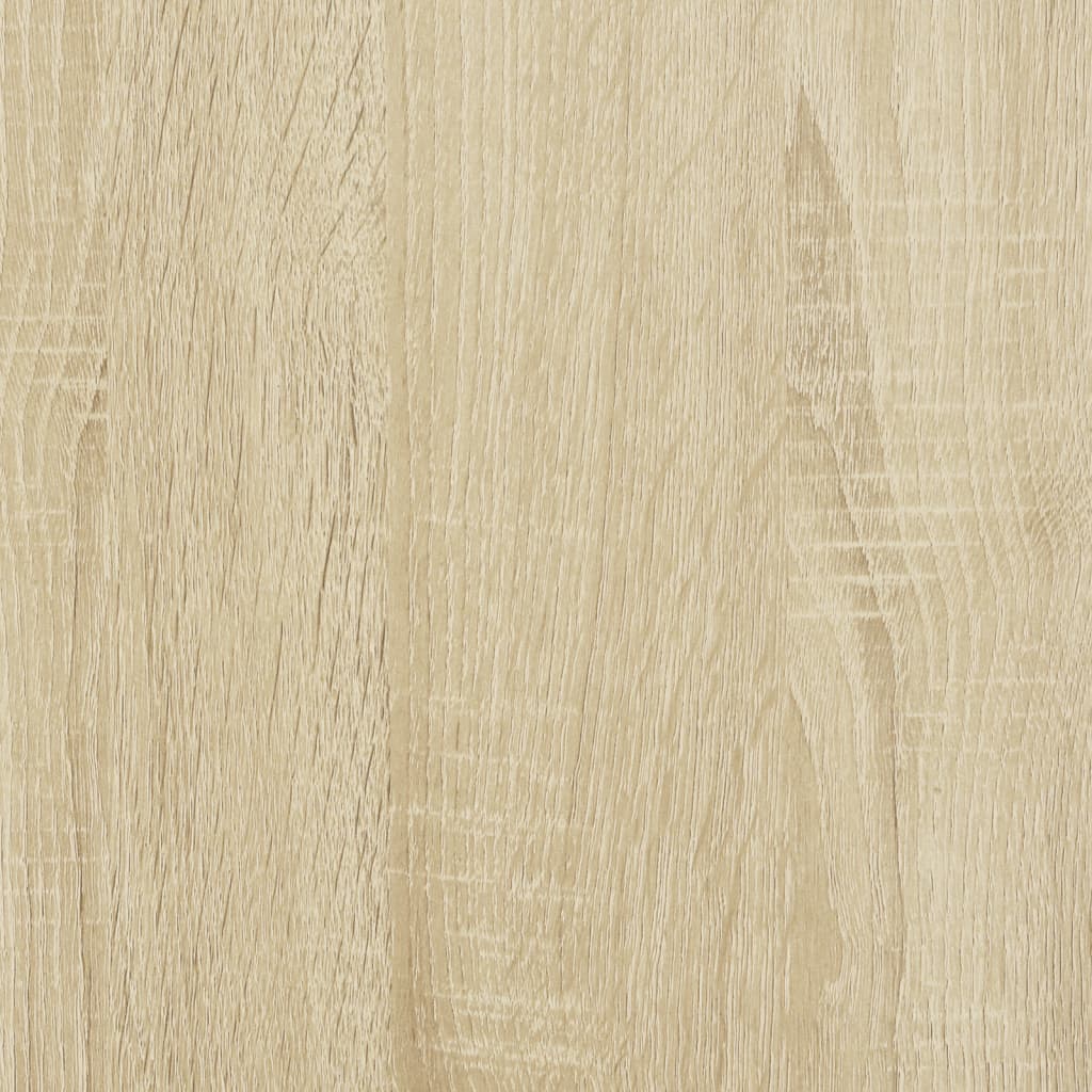 Tv-møbel med glaslåger Sonoma eg 102x37x42 cm