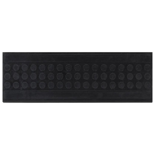 Stufenmatten 10 Stk. 25x75 cm Gummi