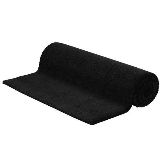 Dørmåtte Sort 100x300 cm Kokosfiber Tuftet