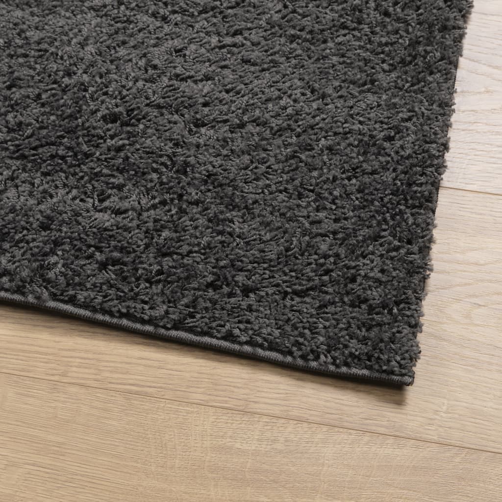 Tæppe Shaggy Deep Pile Modern Antracit 240x340 cm