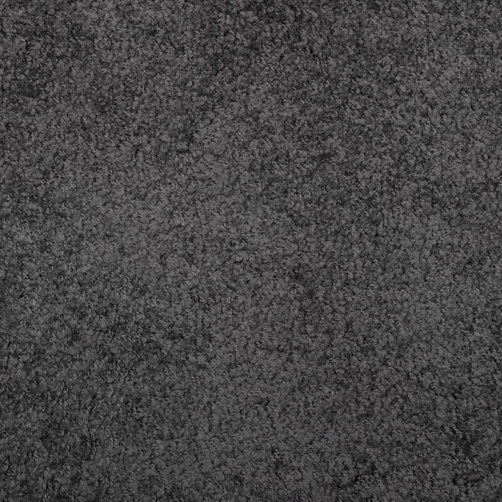 Tæppe Shaggy Deep Pile Modern Antracit 240x340 cm