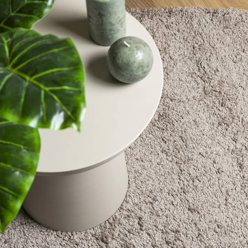 Shaggy tæppe PAMPLONA dyb luv moderne beige 100x200 cm