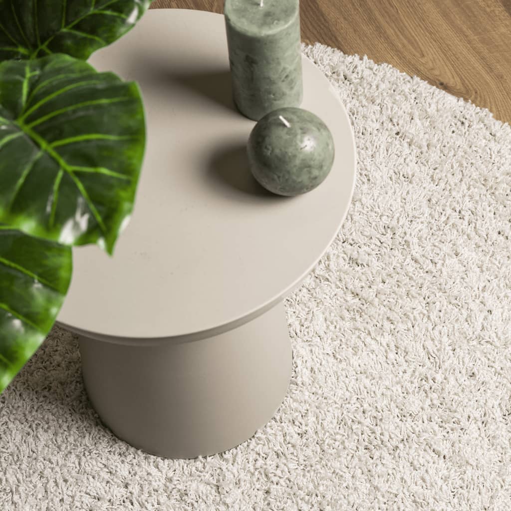 Tæppe Shaggy Deep Pile Modern Creme 120x170 cm