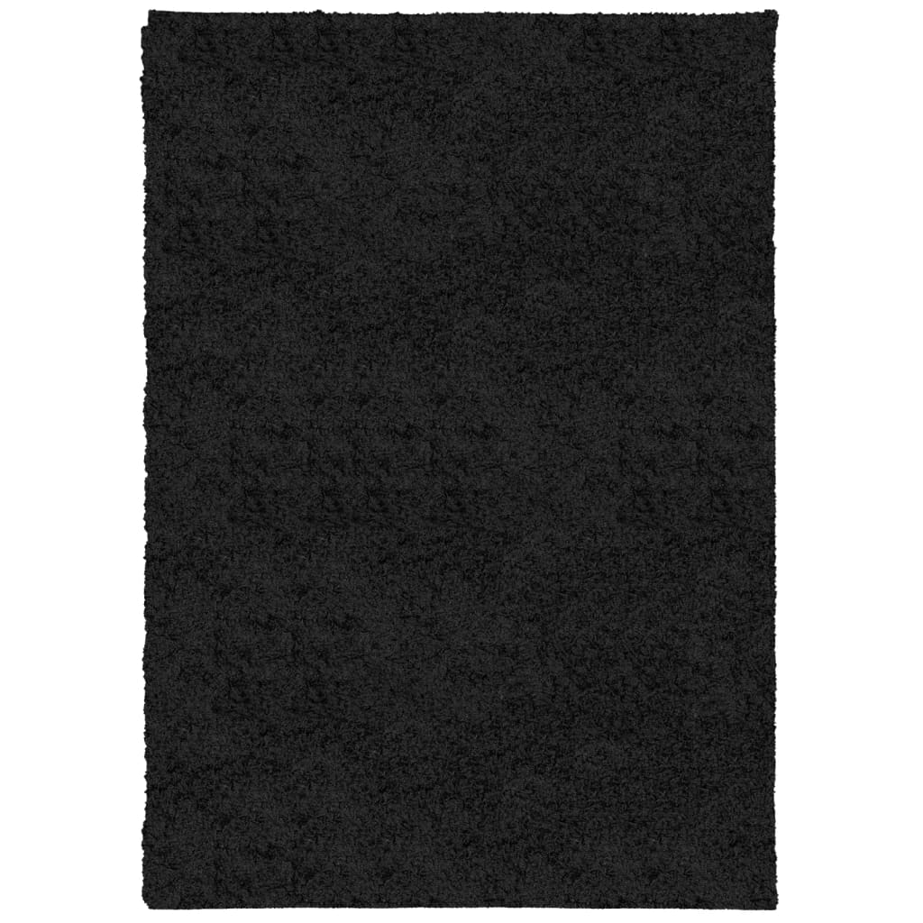 Shaggy tæppe PAMPLONA Deep Pile Modern Black 160x230 cm