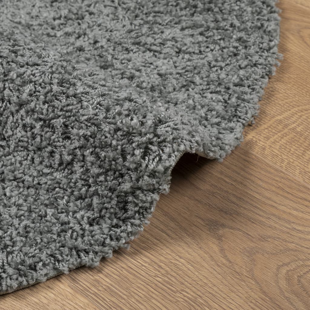 Tæppe Shaggy Deep Pile Modern Green Ø 280 cm