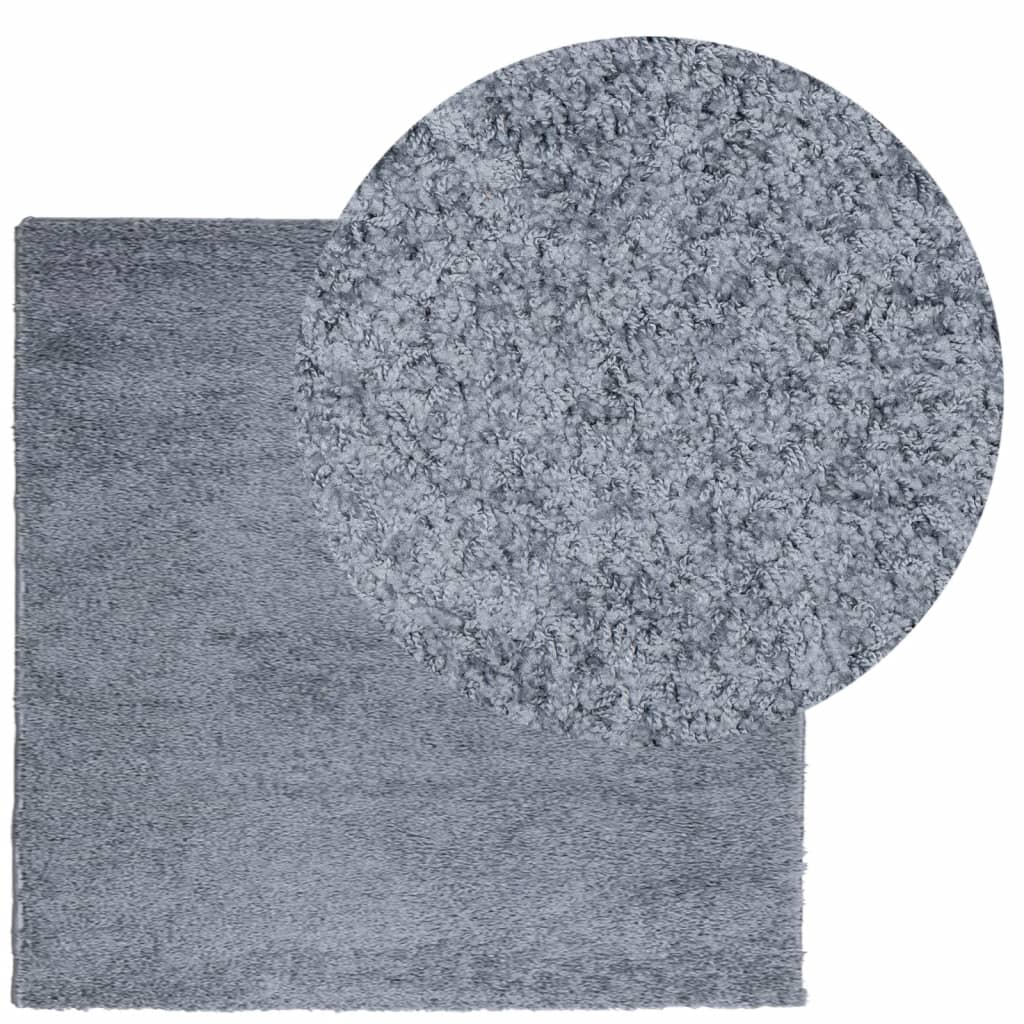 Tæppe Shaggy Deep Pile Modern Blue 200x200 cm