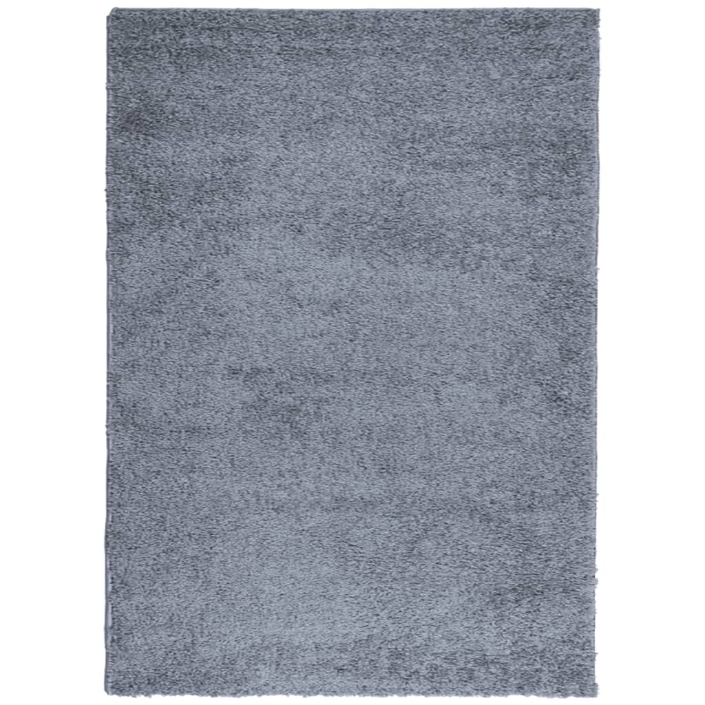 Tæppe Shaggy Deep Pile Modern Blue 200x280 cm