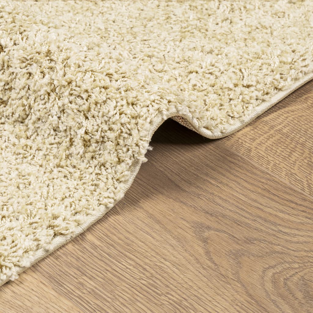 Tæppe Shaggy Deep Pile Modern Golden 160x230 cm