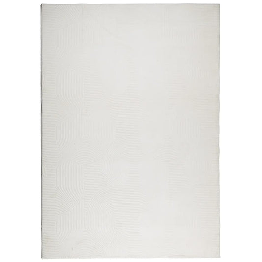 Teppich IZA Kurzflor Skandinavischer Look Creme 140x200 cm