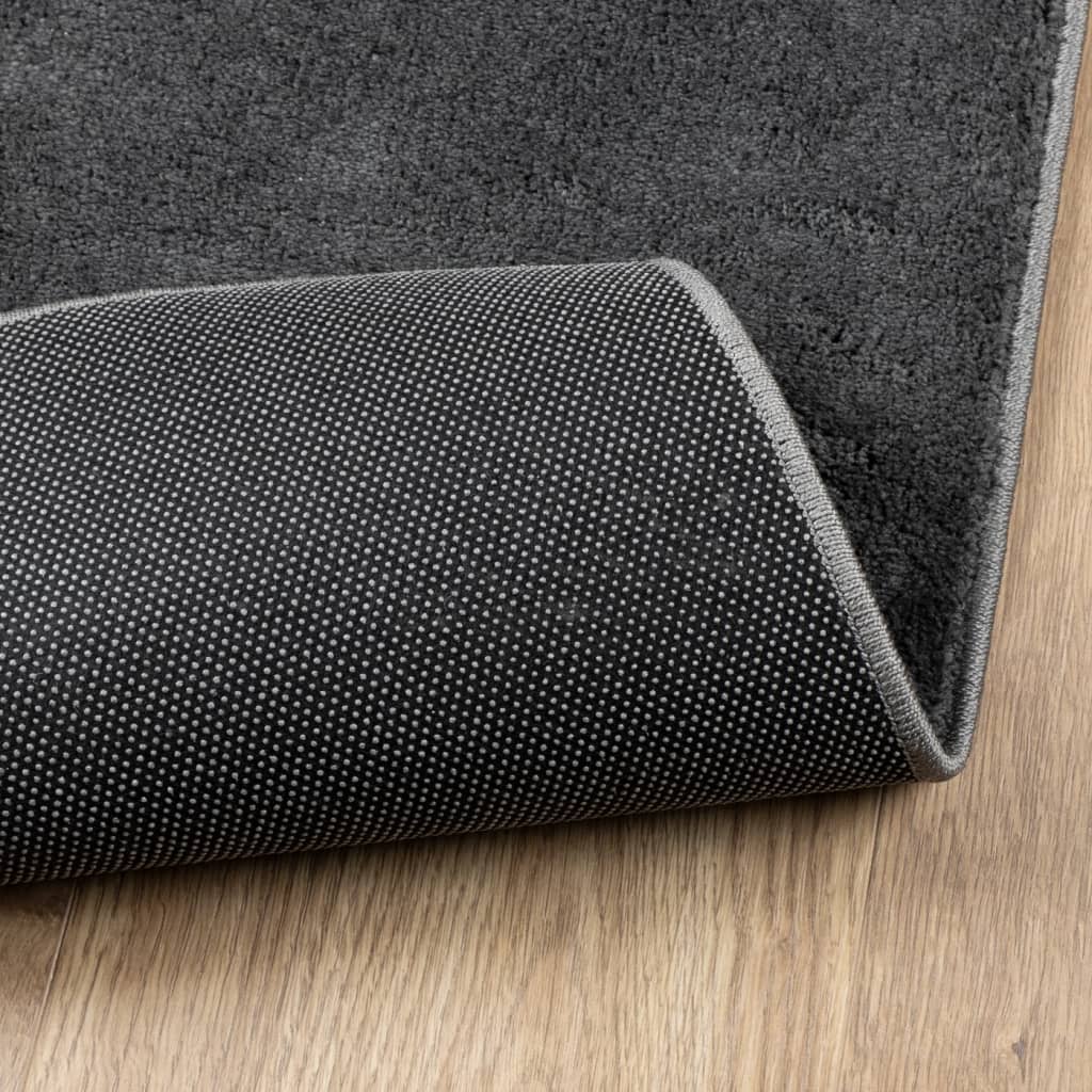 Tæppe OVIEDO kortluvet antracit 160x230 cm