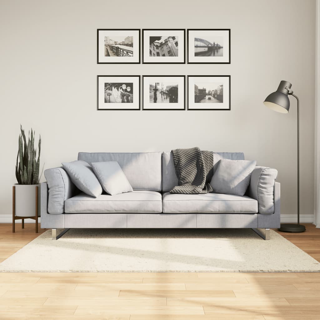 OVIEDO kortluvet tæppe beige 120x170 cm