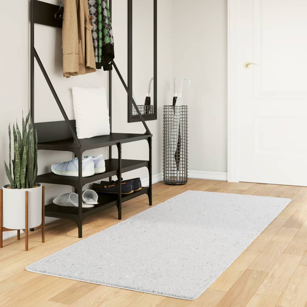 Tæppe OVIEDO Kort Luv Grå 80x200 cm
