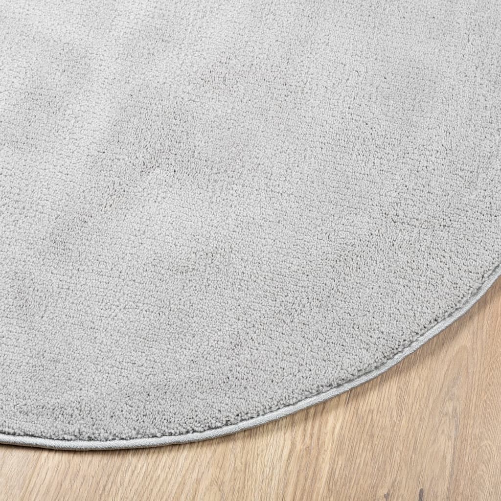 Tæppe OVIEDO Kort Luv Grå Ø 120 cm