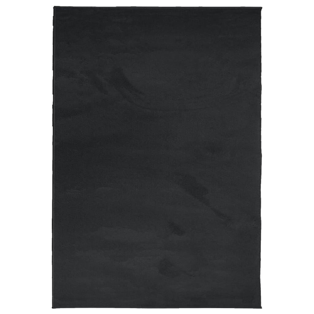 Tæppe OVIEDO Short Luv Sort 140x200 cm