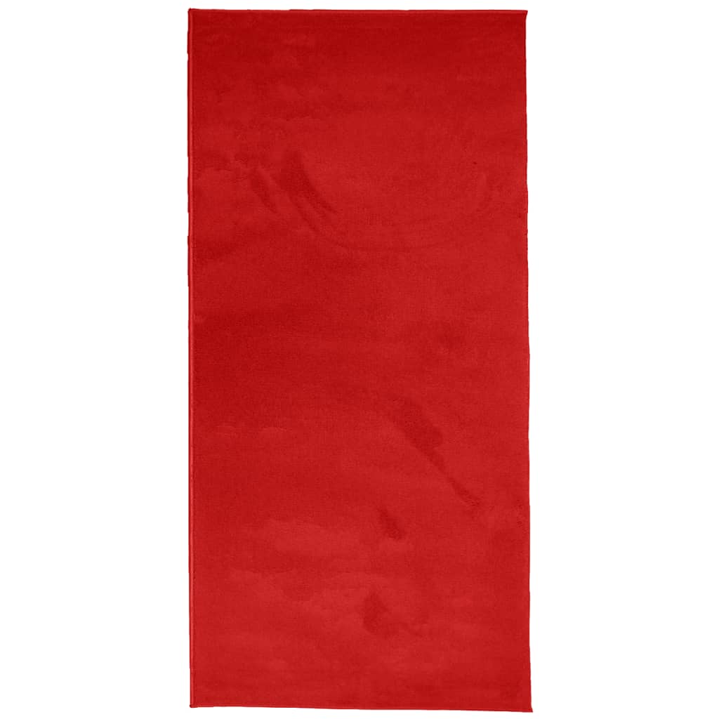 Tæppe OVIEDO Kort Luv Rød 100x200 cm