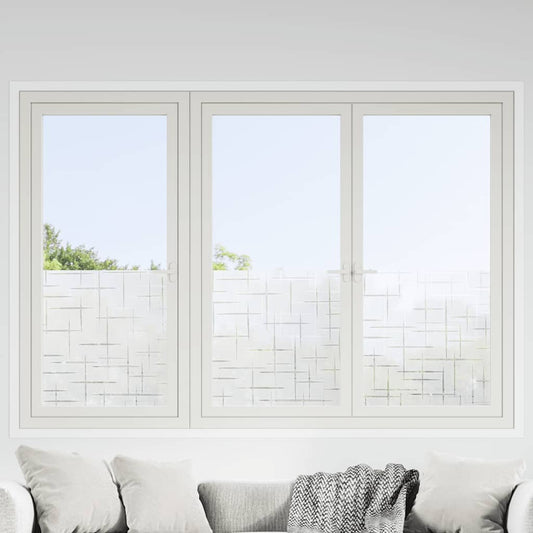 Fensterfolien 4 Stk. Matt Sternen-Muster PVC