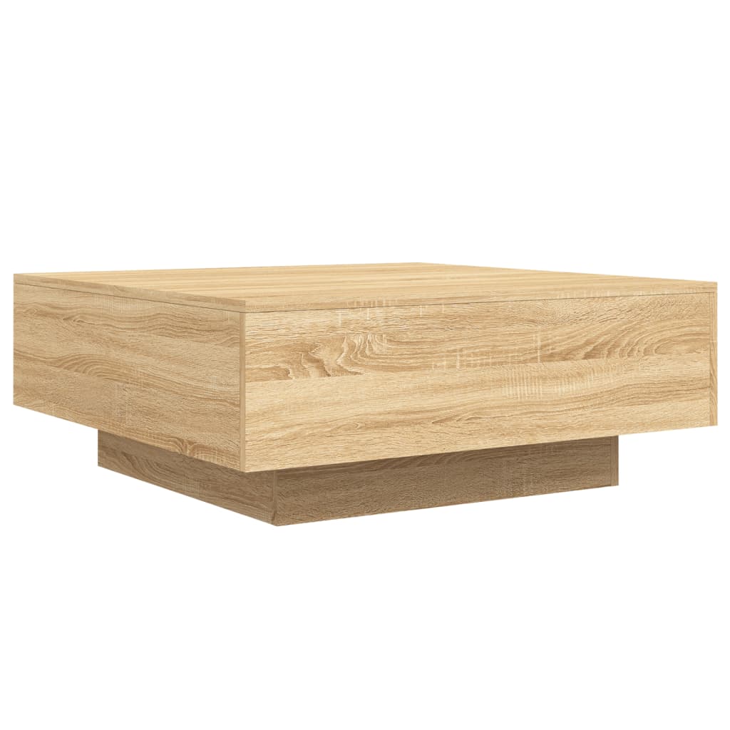 Sofabord Sonoma eg 80x80x31 cm træmateriale