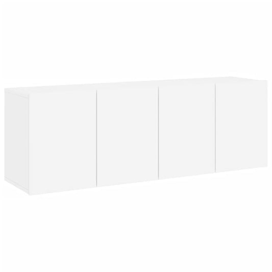 TV-Wandschränke 2 Stk. Weiß 60x30x41 cm