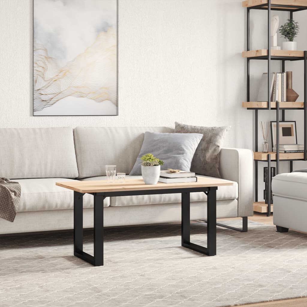 Couchtischbeine O-Gestell 70x30x43 cm Stahl