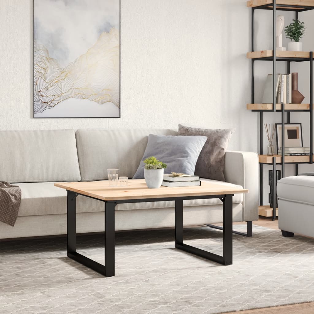 Couchtischbeine O-Gestell 80x70x43 cm Stahl