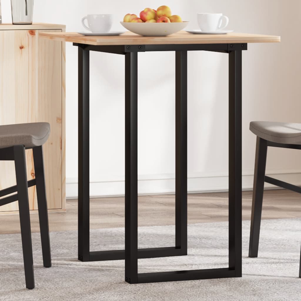 Esstisch-Gestell in O-Form 40x40x73 cm Stahl