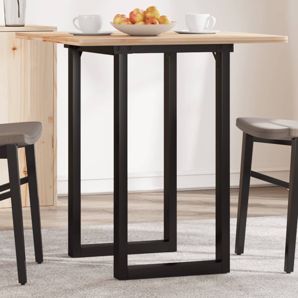 Esstisch-Gestell in O-Form 60x50x73 cm Stahl