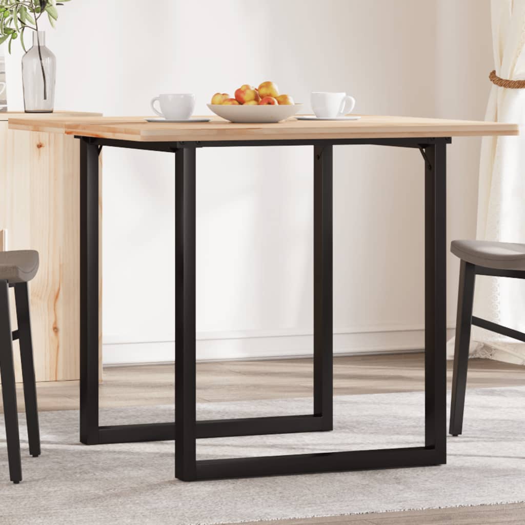Esstisch-Gestell in O-Form 60x60x73 cm Stahl