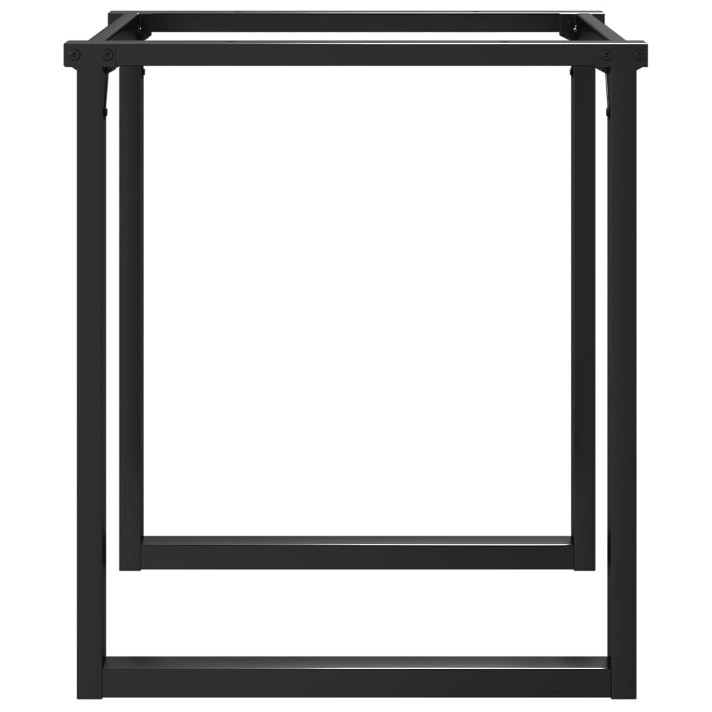 Esstisch-Gestell in O-Form 60x60x73 cm Stahl