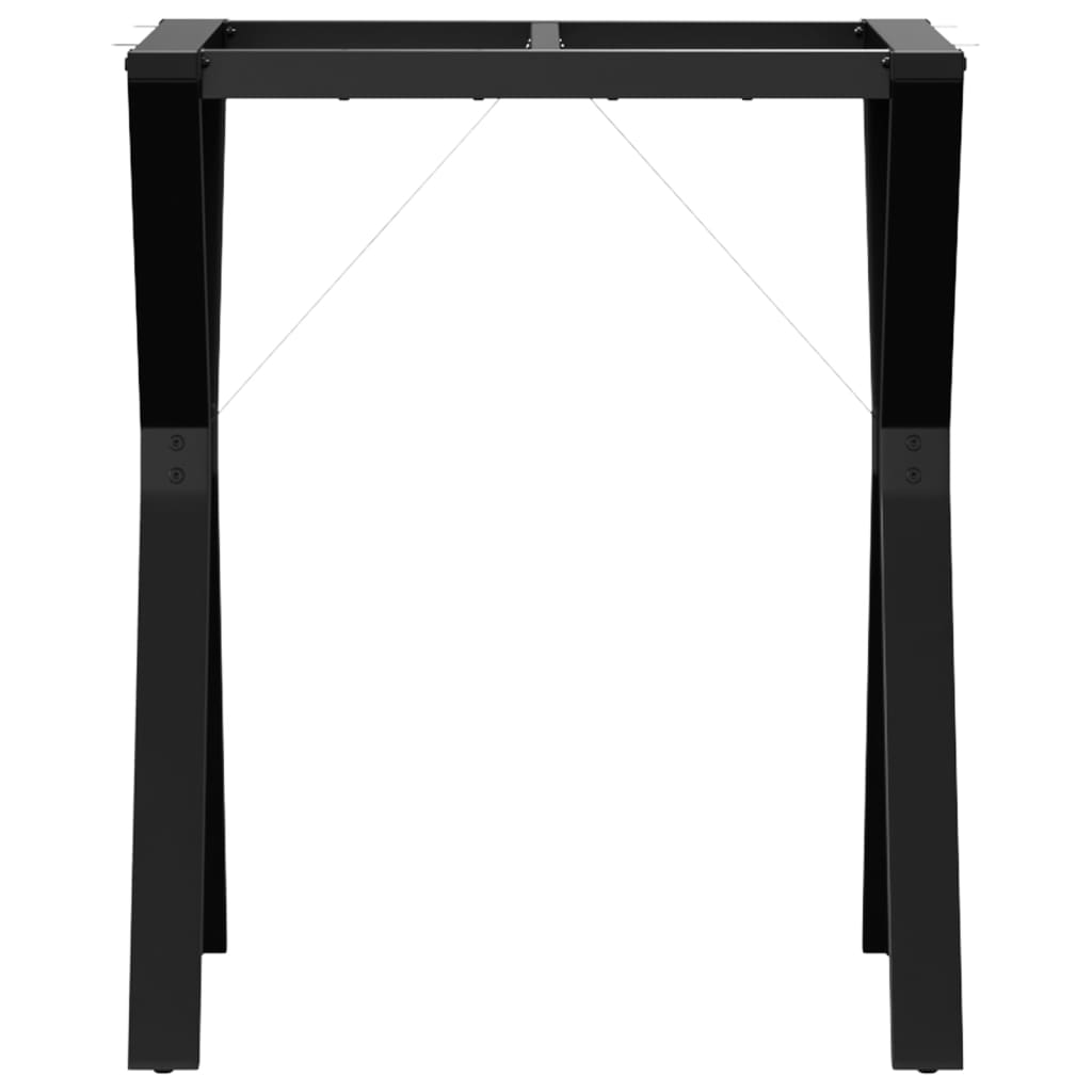 Esstisch-Gestell in Y-Form 60x50x73 cm Stahl