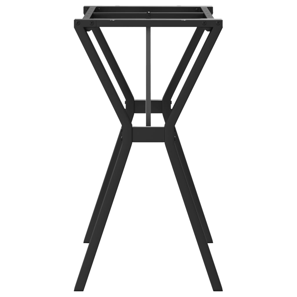Esstisch-Gestell in Y-Form 80x40x73 cm Stahl