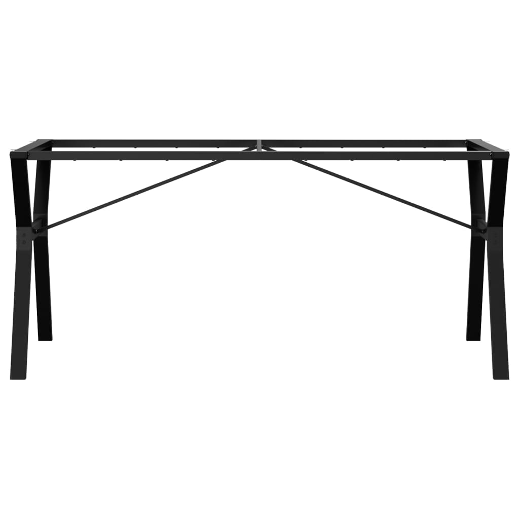 Esstisch-Gestell in Y-Form 160x80x73 cm Stahl