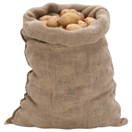 Jutesäcke 5 Stück 60 x 105 cm 100 % Jute 220 g/m²