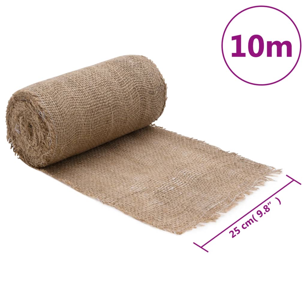 Jutestof 0,25x10 m 100% jute 200 g/m²